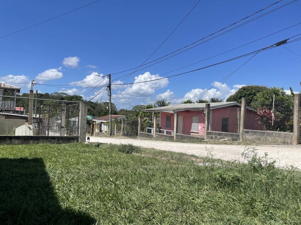 Typical street view in Belize
