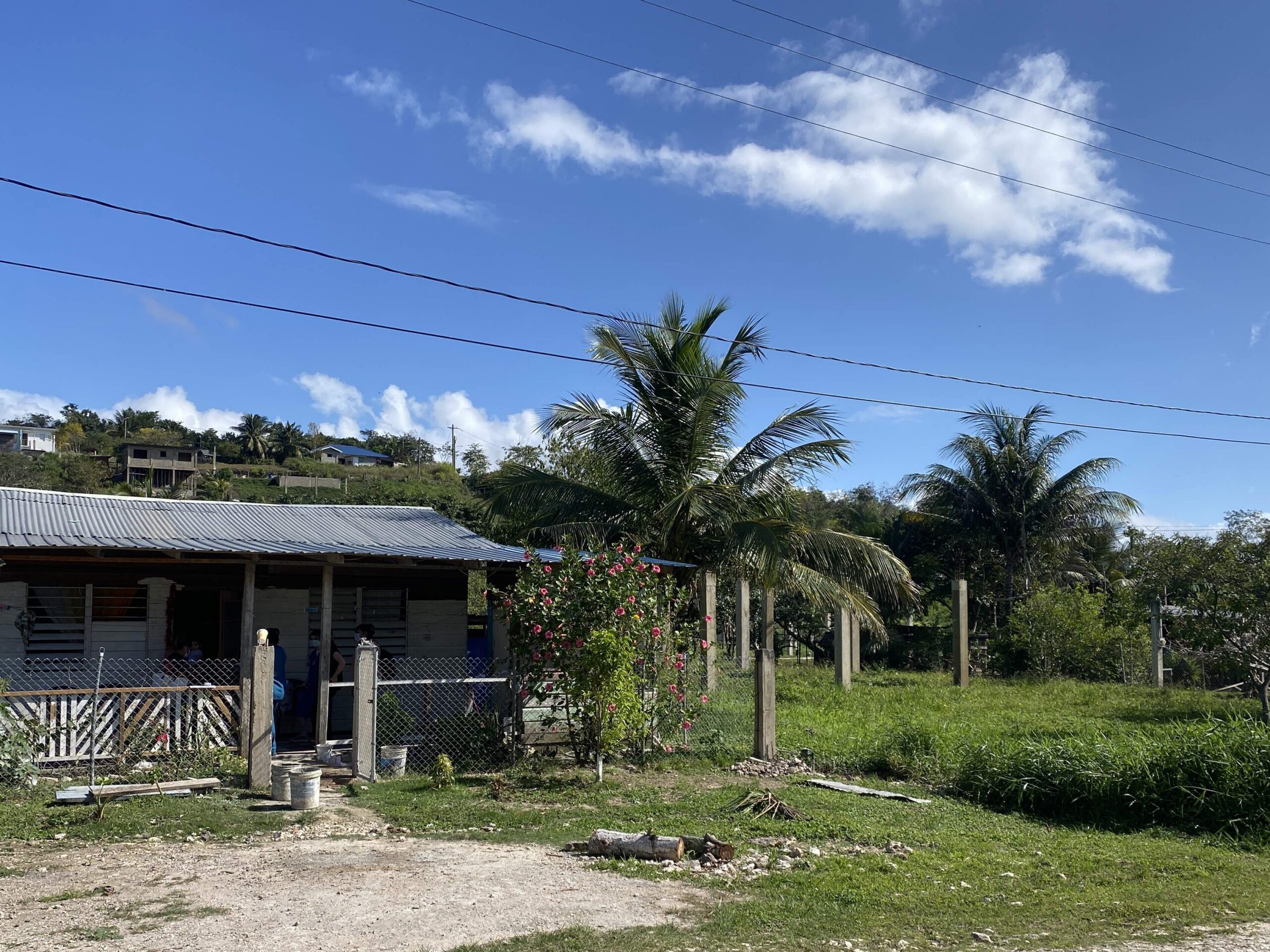 Meeting with the patient on her front porch